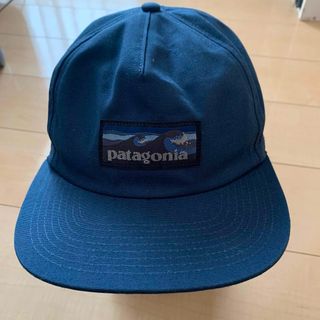 パタゴニア(patagonia)の☆ patagonia キャップ 波タグ  ネイビー 美品 パタゴニア ☆(キャップ)