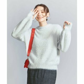 ビューティアンドユースユナイテッドアローズ(BEAUTY&YOUTH UNITED ARROWS)の【LT.GRAY】フェザーヤーン ハイネックプルオーバー(ニット/セーター)