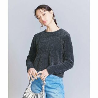 ビューティアンドユースユナイテッドアローズ(BEAUTY&YOUTH UNITED ARROWS)の【MD.GRAY】リサイクルナイロンモール コンパクトニット プルオーバー(ニット/セーター)