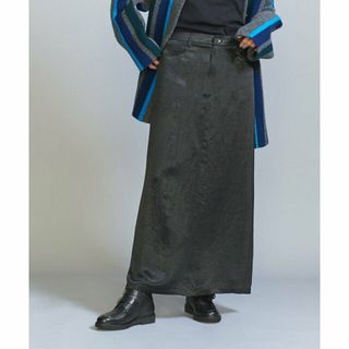 ビューティアンドユースユナイテッドアローズ(BEAUTY&YOUTH UNITED ARROWS)の【BLACK】アセテートサテン 5ポケットタイトスカート(ロングスカート)