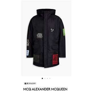 アレキサンダーマックイーン(Alexander McQueen)のMCQ　シェルオーバーパーカー　新品完売品(モッズコート)