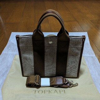 TOPKAPI - 【美品】トプカピ トートバッグ 2way ブラウン