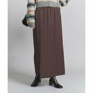 ビューティアンドユースユナイテッドアローズ(BEAUTY&YOUTH UNITED ARROWS)の【DK.BROWN】ランダムプリーツ タイトスカート(ロングスカート)