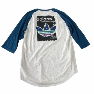 アディダス(adidas)のアディダス adidas ラグラン 七分袖 メンズ クレアモント カットソー(Tシャツ/カットソー(半袖/袖なし))