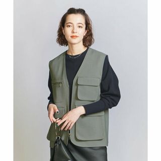 BEAUTY&YOUTH UNITED ARROWS - 【OLIVE】ポリエステルブレンド 4ポケットベスト