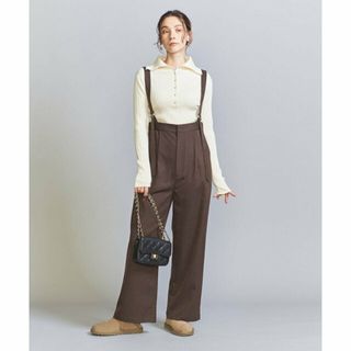 ビューティアンドユースユナイテッドアローズ(BEAUTY&YOUTH UNITED ARROWS)の【DK.BROWN】メランジツイル  サスペンダーパンツ -2WAY/ウォッシャブル-(その他)