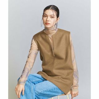 ビューティアンドユースユナイテッドアローズ(BEAUTY&YOUTH UNITED ARROWS)の【DK.BROWN】ダブルフェイス ビーバーライク ベスト -ウォッシャブル-(ベスト/ジレ)