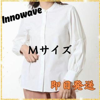 ★即日発送★Innowave シャツ　ブラウス　白　オフィス　カジュアル(シャツ/ブラウス(長袖/七分))