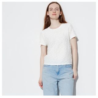 ユニクロ(UNIQLO)の新品 UNIQLO Tシャツ(Tシャツ(半袖/袖なし))