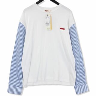 マルニ(Marni)のマルニ シャツスリーブレイヤードT HUMU0252QX 71009477(Tシャツ/カットソー(七分/長袖))