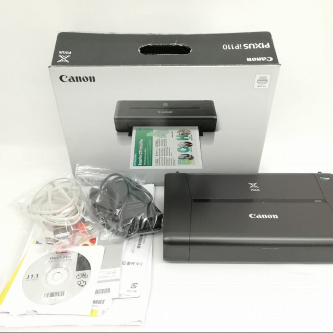 Canon iP110 モバイルプリンター 通電確認済み 洗お Canon iP110 モバイルプリンター 通電確認済み 洗お