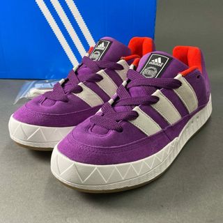 アディダス(adidas)の7f6 adidas アディダス × atmos アトモス ADIMATIC アディマティック スニーカー GV6712 29cm パープル スウェード シューズ 箱付き(スニーカー)