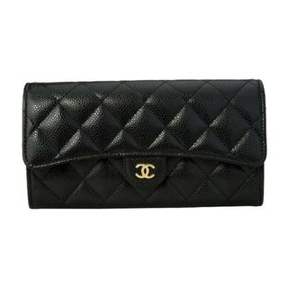 シャネル(CHANEL)の新品 シャネル CHANEL 長財布 コンチネンタルウォレット ブラック(財布)