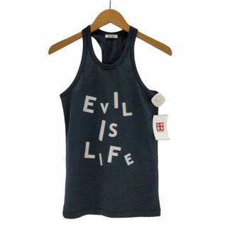 アクネ(ACNE)のAcne(アクネ) ポルトガル製 EVIL IS LIFEタンクトップ トップス(タンクトップ)