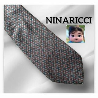 ニナリッチ(NINA RICCI)の《美品》NINA RICCI ニナリッチ　父の日　高級ネクタイ　パターン柄　総柄(ネクタイ)