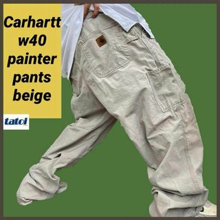 カーハート(carhartt)の220)カーハートダンガリーフィットペインターパンツワークパンツw40ストレート(その他)