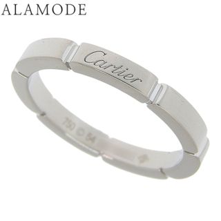 カルティエ(Cartier)のCARTIER(カルティエ) マイヨン パンテール リング B4083500(2024年6月現在現行品) K18 ホワイトゴールド WG リング・指輪 アクセサリー ジュエリー 14(54)号 シルバー銀 レディース 41100045066【中古】【アラモード】(リング(指輪))