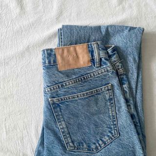 ザラ(ZARA)のsale2990 ⇊【36】美品 ザラマムデニム ジーンズ(デニム/ジーンズ)