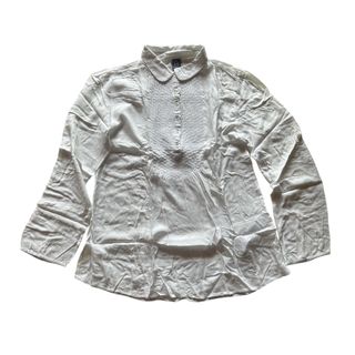 ザラキッズ(ZARA KIDS)のzara kids シャツ　white 140(ブラウス)