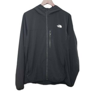 ザノースフェイス(THE NORTH FACE)のTHE NORTH FACE ザ ノースフェイス マウンテン ソフトシェル フーディ NP22401 アウトドア メンズ XLサイズ ブラック 【美品】 12406K44(マウンテンパーカー)