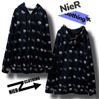 ニーアクロージング(NieR Clothing)のNieR clothing ドット絵ジップアウター【ニーアちゃん】(パーカー)