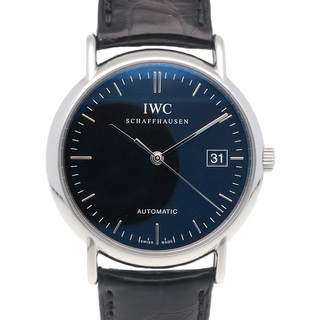 アイダブリューシー シャフハウゼン ポートフィノ 腕時計 時計 ステンレススチール IW353313 自動巻き メンズ 1年保証 IWC SCHAFFHAUSEN  中古(腕時計(アナログ))