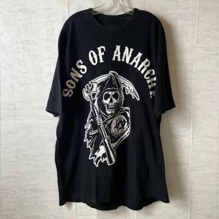 半袖Ｔシャツ　サンズオブアナーキー　サイズ2XLT　黒ブラック　メンズ　古着(Tシャツ/カットソー(半袖/袖なし))