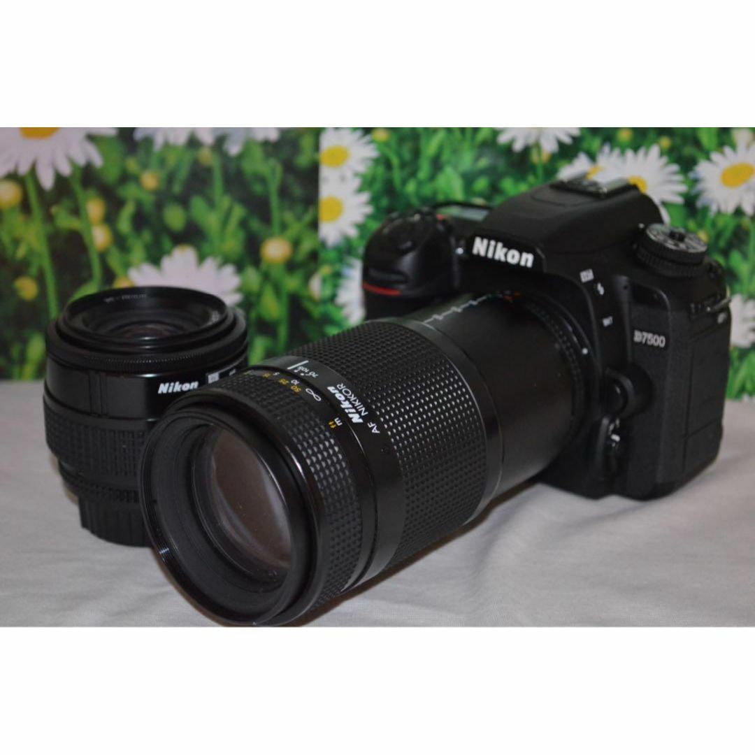 美品 ニコン Nikon D7500❤Wi-Fi搭載&高速性能❤ダブルレンズ 美品 ニコン Nikon D7500❤Wi-Fi搭載&高速性能❤ダブルレンズ