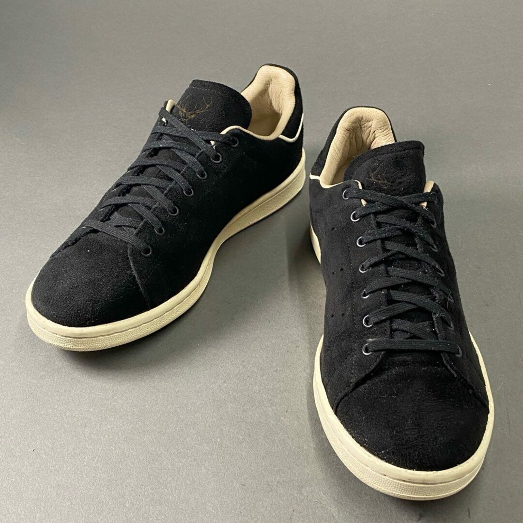 adidas(アディダス)の3f6 adidas アディダス ドイツ製 STANSMITH スタンスミス MADE IN GERMANY スニーカー M17166 26.5cm ブラック 鹿革 メンズの靴/シューズ(スニーカー)の商品写真