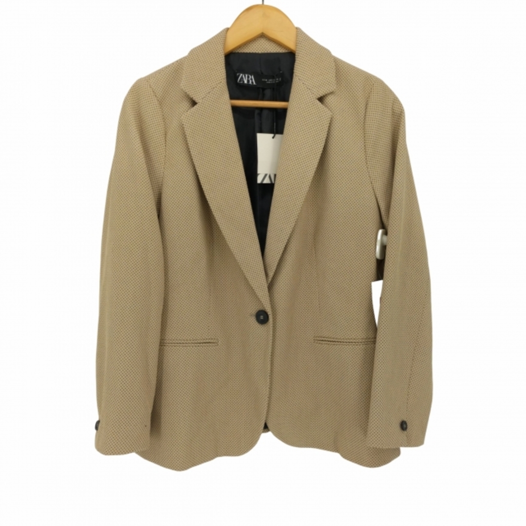 ZARA - ZARA(ザラ) ドット柄 テーラード ジャケット レディース ZARA - ZARA(ザラ) ドット柄 テーラード ジャケット レディース