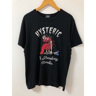 HYSTERIC GLAMOUR - HYSTERIC GLAMOUR（ヒステリックグラマー）02181CT03　STRAWBERRY　MONSTER刺繍　Ｔシャツ【E3434-007】