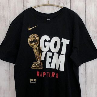 ナイキ(NIKE)のナイキNike　黒ブラック　半袖Ｔシャツ　サイズＭ　メンズ　古着(Tシャツ/カットソー(半袖/袖なし))