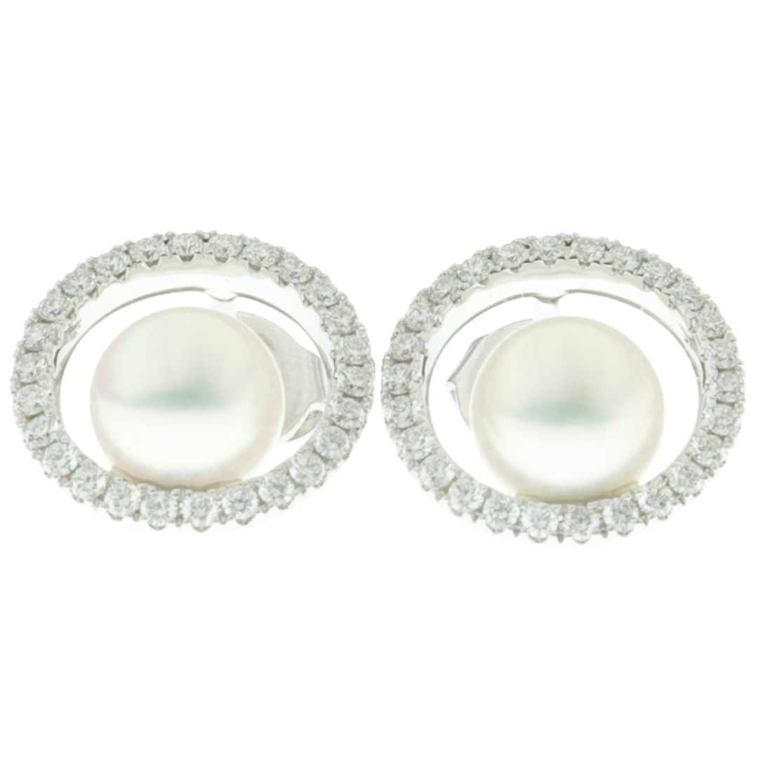 MIKIMOTO - ミキモト MIKIMOTO サークル パール ダイヤ ピアス MIKIMOTO - ミキモト MIKIMOTO サークル パール ダイヤ ピアス