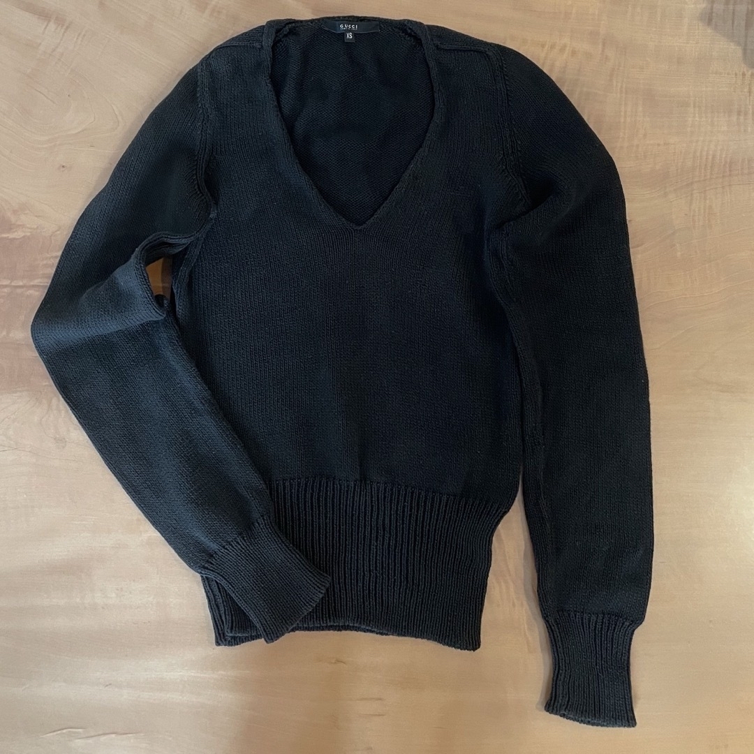 GUCCI - ⭐︎最終値下⭐︎GUCCI グッチ ニット コットン100% V GUCCI - ⭐︎最終値下⭐︎GUCCI グッチ ニット コットン100% V