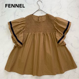 SCOT CLUB - FENNEL Aライン 袖フリル ギャザーブラウス パイピング 半袖 ヤマダヤ