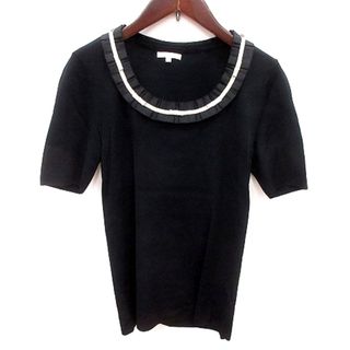 トゥービーシック(TO BE CHIC)のトゥービーシック TO BE CHIC ニット カットソー Uネック 半袖 2(カットソー(半袖/袖なし))