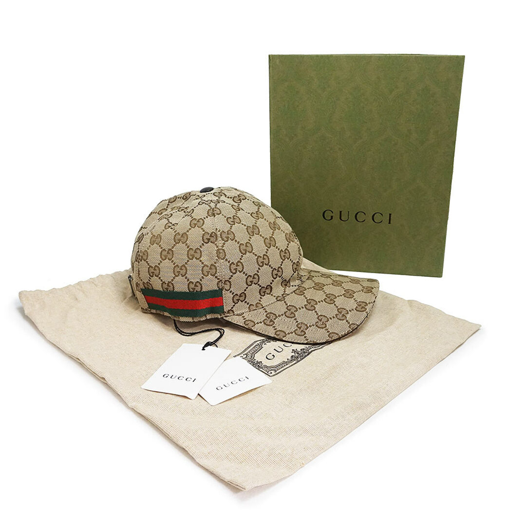 GUCCI - グッチ ベースボール キャップ ハット 帽子 Lサイズ GUCCI - グッチ ベースボール キャップ ハット 帽子 Lサイズ