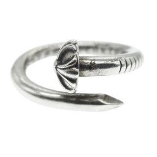 クロムハーツ(Chrome Hearts)のCHROME HEARTS クロムハーツ（原本無） リング NAIL CRSBALL クロスボール ネイル リング シルバー系 13号【中古】(リング(指輪))