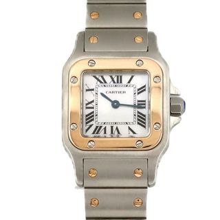 カルティエ(Cartier)のカルティエ サントスガルベSM PGコンビ W20103C4 SSxPG クォーツ(腕時計)