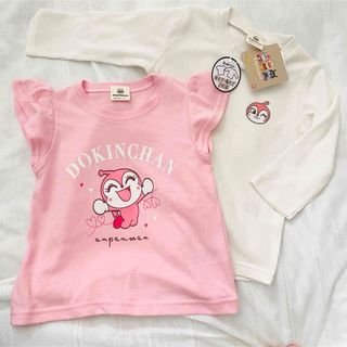 アンパンマン(アンパンマン)の【新品】アンパンマン 半袖 長袖 シャツ 2枚セット 95cm(Tシャツ/カットソー)