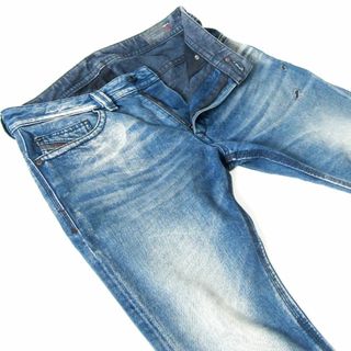 ディーゼル(DIESEL)の【レア】ディーゼルTHAVARブルーアイコンストレッチスキニー▼29W約84cm(デニム/ジーンズ)