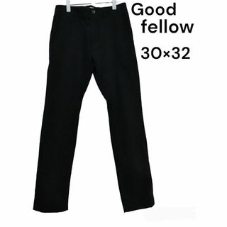 Goodfellow　30×32　ブラック　コットンパンツ　古着　チノパンツ(チノパン)