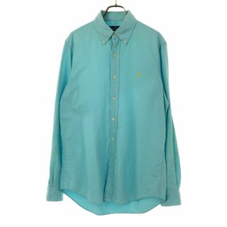 ラルフローレン(Ralph Lauren)のラルフローレン 長袖 ボタンダウンシャツ SP ブルー RALPH LAUREN メンズ(シャツ)