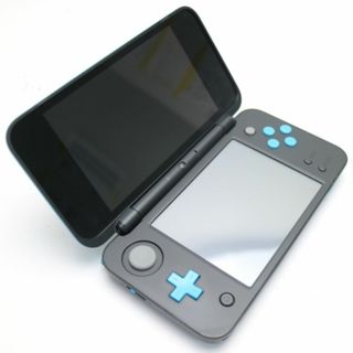 ニンテンドー3DS(ニンテンドー3DS)の超美品 NEWニンテンドー2DS LL ブラック×ターコイズ  M222(携帯用ゲーム機本体)