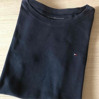 TOMMY HILFIGER - トミーヒルフィガー　ミニフラッグ　Tシャツ　ネイビー　S