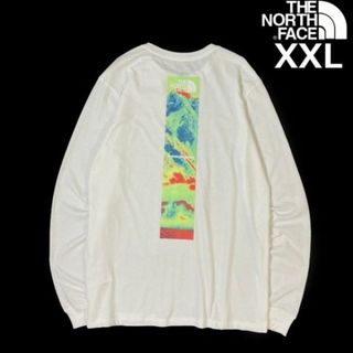 ザノースフェイス(THE NORTH FACE)のノースフェイス 長袖 Tシャツ US限定 グラフィック(XXL)白 180902(Tシャツ/カットソー(七分/長袖))