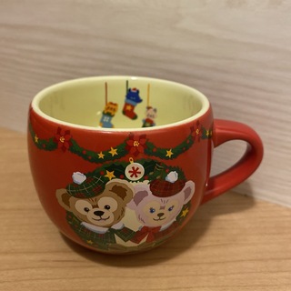 ディズニー(Disney)の東京ディズニーシー　ダッフィー　シェリーメイ　クリスマスマグカップ(キャラクターグッズ)