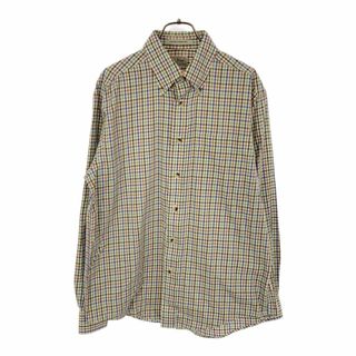 エルエルビーン(L.L.Bean)のエルエルビーン チェック柄 長袖 ボタンダウンシャツ M L.L.Bean WRINKLE RESISTANT アウトドア メンズ(シャツ)