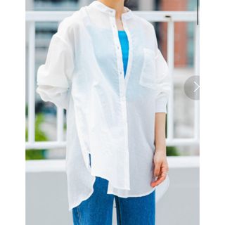 アーバンリサーチ(URBAN RESEARCH)のITEMS URBANRESEARCH シアーストライプシャツ(シャツ/ブラウス(長袖/七分))