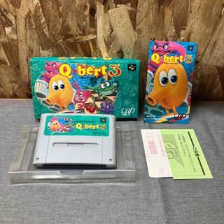 任天堂 - 【Nね1766】Q・BERT3 スーパーファミコン　キュー・バート3 SFC 